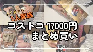 【5人家族】コストコでいくら使う？17,000円分の購入品