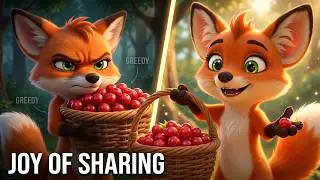 Fiona the Fox Shares Her Snack 🦊 | Kids Story About Kindness & Sharing | Bedtime Story for Kids