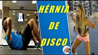 Hérnia de disco: No agachamento e no abdominal!