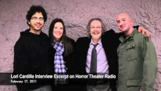 Lori Cardille Interview Horror Theater Radio talks The Three