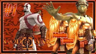 God Of War 2 Remaster - Kratos vs Soldados de Rodas y El Coloso de Rodas (Modo Dificil)