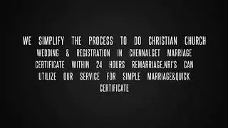 Chirstian Marriage Registrar Tamilnadu#9025537111