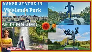 Vigelands Park Oslo, Norway | Largest Sculptures Park in the world | 4k | Autumn 2019