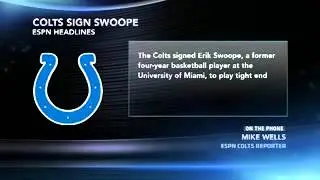 Colts Sign Erik Swoope