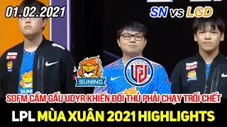 [LPL 2021] SN vs LGD Game 1 Highlights | SofM h&oacute;a gấu Udyr rượt khiến đối thủ phải chạy trối chết