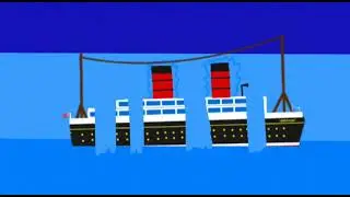 SS Tapolabic Is Capsized In Tidal Wave | ROBLOX Animation Sinking Ship