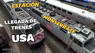 TRENES CALTRAIN EN LA ESTACI&Oacute;N MONSERRATE