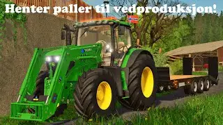 Henting av tomme paller til ved