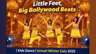 Desi Vibes & Bollywood Grooves 🎶 | Unnati Dance Academy Show | Krish and Krutika 