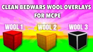 I Found The Best Bedwars Wool Overlays for Minecraft (Bedrock Edition/MCPE)
