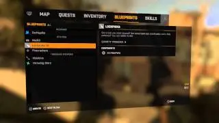 Dying Light - First Assignment: Marvin Zucker's Battle Journal #1 230V Blueprint Details, Inventory
