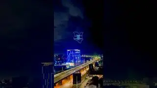 Drone Show in Kenya by Jays Pyrotechnics for the launch of Purple Tower International.