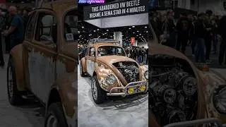 &lrm;😱 Abandoned VW Beetle Became a SEMA Star in 4 Minutes | INSANE Transformation!