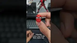 Unboxing Custom Head Sculpt Mafex Spider-man #spiderman #marvel #mafex