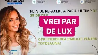 Recenzia mea. Opri pierderea parului pentru totdeauna! VitaHair Max.