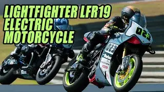 Racing The Lightfighter LFR19 Electric Motorcycle!