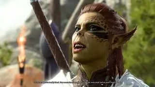 Baldur's Gate 3: Lae'zel gets hungry for The Dark Urge