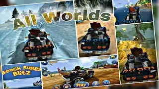 🚔 Beach Buggy Blitz All Worlds Gameplay - View All Worlds in Beach Buggy