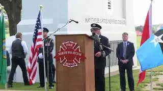 Highlights from 9-11 Memorial at Peace Arch State Park, Blaine, Washington, USA & Surrey, BC, Canada