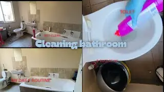 ✨Bathroom Cleaning Motivation | Realistic Cleaning Routine | A Slice of Me