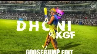 Goosebump Edit❤️_🔥 Dhoni KGF🔥 Power Full People Make Place's Powerful💥⚡#CSK #trendingno1