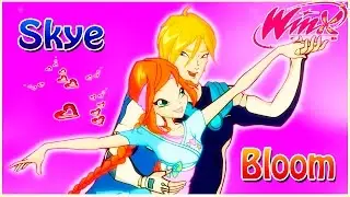 Как нарисовать винкс Блум и Ская HOW to DRAW bloom and Sky
