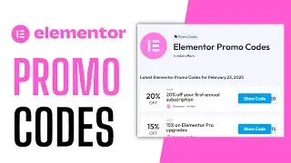 Elementor Promo Codes & Discounts (25% OFF)