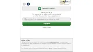 Payforit - Single Click process for UK mobile payments