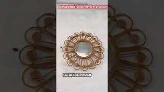 Rattan Mirror Wall D&eacute;cor Available  #rattanfurniture #decoration #decor