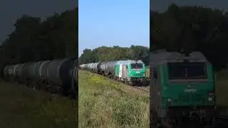 Horn Train 🔊 with SNCF Captrain BB75123 with Tank Train and Railpool SBB Cargo BR193 🇫🇷🔊 #train