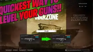 Quickest and Fastest Way to Level Warzone Weapons Patch 1.34!!! - Cold War Warzone Weapons