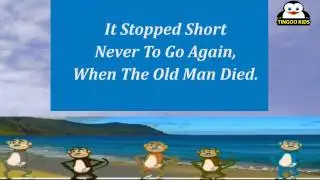 My Grandfather's Clock...A Touching Song | Nursery Rhymes Karaoke Songs By TingooKids