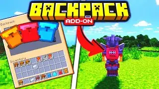 ✅BACKPACK PLUS ADDON para MINECRAFT BEDROCK 1.21 | Best Addon For Minecraft PE 1.21.132✅