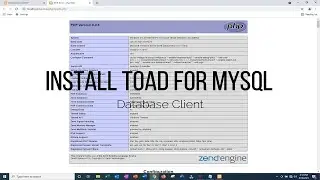 Install toad for mysql
