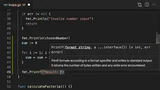 A more useful loop - GoLang