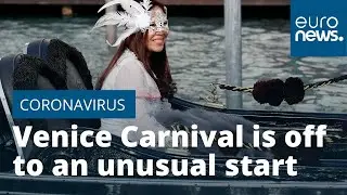 Venice Carnival starts amid 'coronavirus and high tide fears'