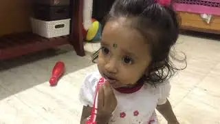 Cute ksharadhi's action skill😊😊