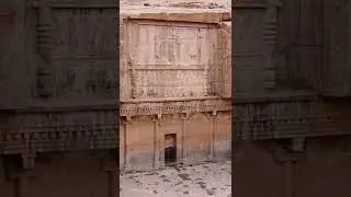 The tomb of Artaxerxes III #iran #tourism #shorts #architecture