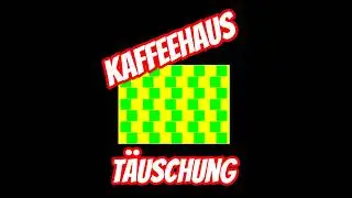 Optische Illusion - Kaffeehaust&auml;uschung #illusion #opticalillusion