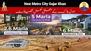 New Metro City Gujar Khan || Oval Block 6 Marla || Details