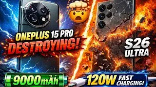 OnePlus 15 Pro is DESTROYING Samsung S26 Ultra! 🤯 9000mAh Battery & 120W Fast Charging?