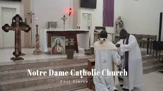 Adorasyon Sen Sakreman ak P&egrave; Jules Campion Jules nan Legliz Notre Dame Fort Pierce