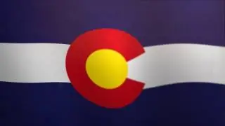 Colorado // Waving Flag - Flags of the U.S. states and territories