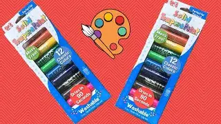 Solid Tempera Paint Pens 🎨| Super Quick Drying Paints #painting #paint #temperapaint