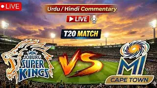 MI Cape Town vs Joburg Super King  T20 Match Live Scorecard