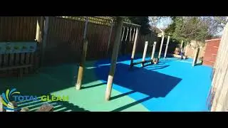 Wetpour Playground Deep Cleaning WOW