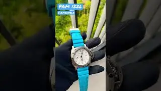 PAM 1226 Panerai Submersible QQ Bianco with Turquoise Color Strap