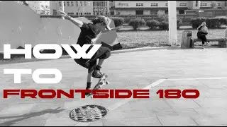 Как сделать ФРОНТСАЙД 180 на скейте/ How to FRONTSIDE 180 on a skateboard
