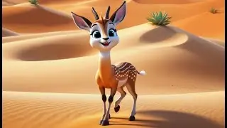 Dama Gazelle Legs Go Prance Prance Prance | Animal Nursery Rhyme | Kids Songs | Baby