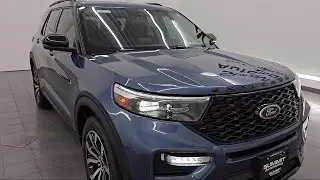 2020 Ford Explorer ST Blue Used. walk around for sale in Fond Du Lac, Wisconsin,